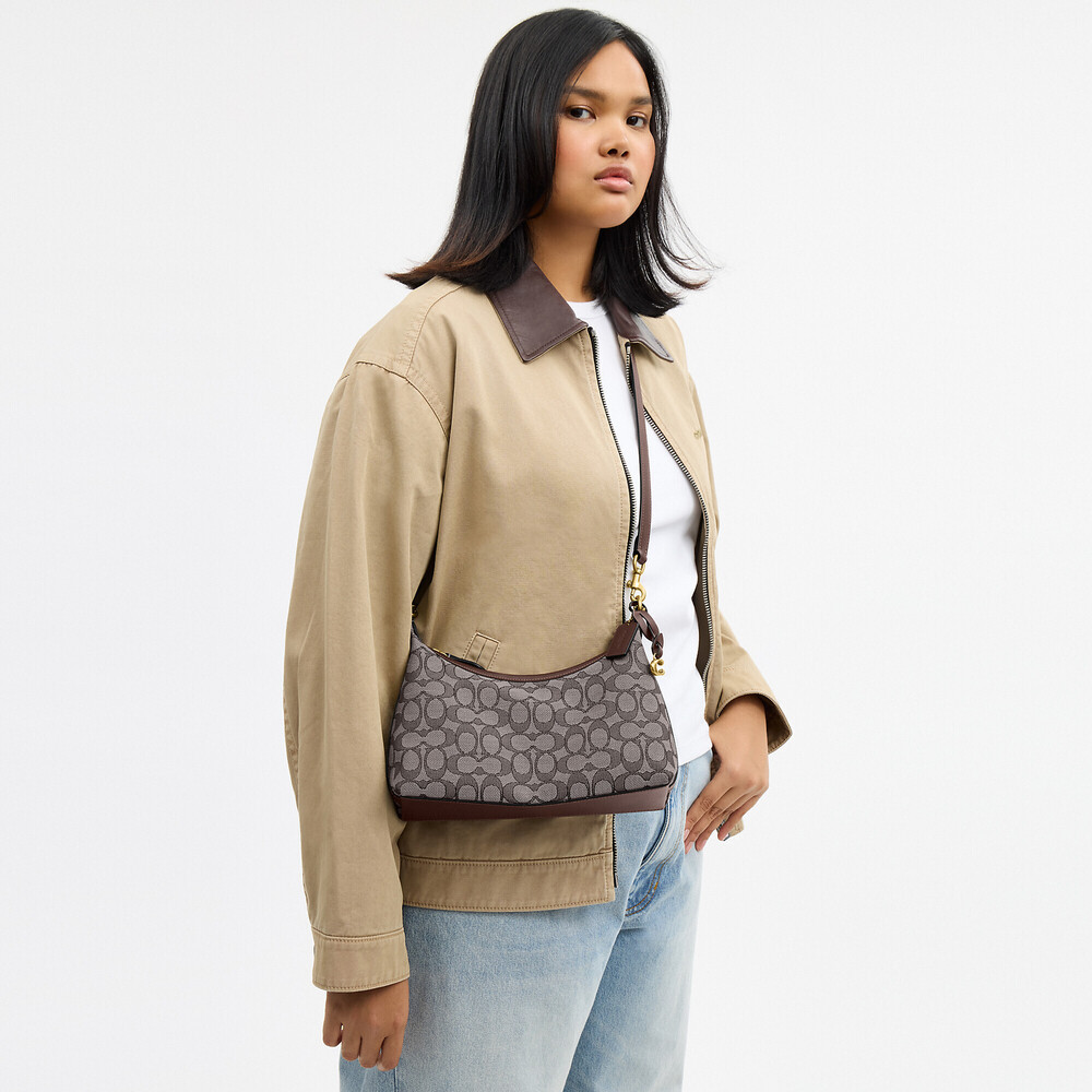 Coach Juliet Shoulder Bag 25 In Signature Jacquard - Picture 14 of 15
